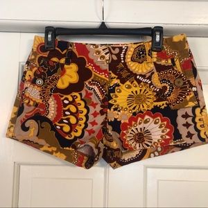 J Crew City Fit floral shorts size 6
